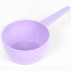 Ковш пластиковый для купания и мытья головы, детский банный ковшик, 1 л., лаванда - Фото 1