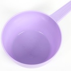 Ковш пластиковый для купания и мытья головы, детский банный ковшик, 1 л., лаванда - Фото 4