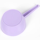 Ковш пластиковый для купания и мытья головы, детский банный ковшик, 1 л., лаванда - Фото 6