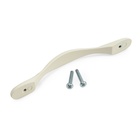 УЦЕНКА Ручка-скоба ТУНДРА PC181BL, м/о 128 мм, белая - Фото 6