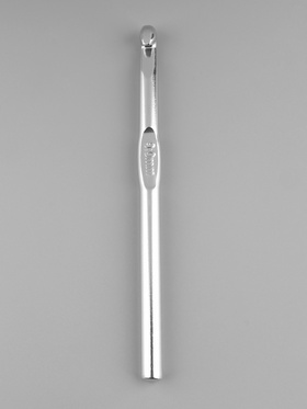 Крючок для вязания, с анодированным покрытием, d=9 мм, 15 см (комплект 4 шт)