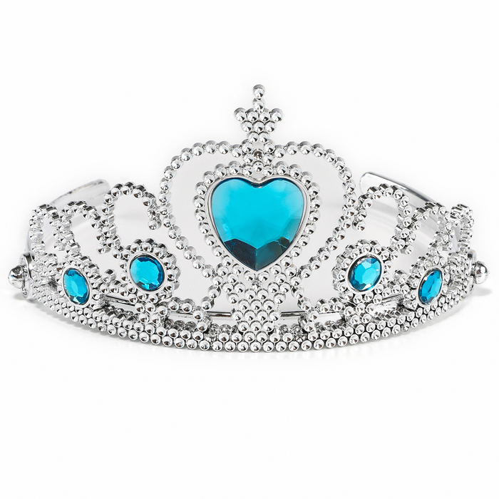 Карнавальный набор «Снежная принцесса»: плащ, корона, кулон, серьги, палочка