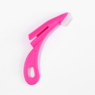 Зубная щетка для снятия налёта для животных, розовая - фото 9856137
