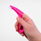 Зубная щетка для снятия налёта для животных, розовая - Фото 3