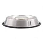 Миска «Медленное кормление», 950 мл, на нескользящей основе, металл - Фото 3