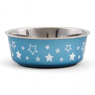 Миска с силиконовым основанием "Звезды", синий, 300 мл - фото 24064307