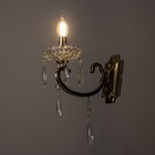 Светильник настенный Бра «Барнео», 12×27×41, 1×60 Вт Е14, золото - Фото 3