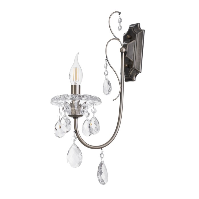 Светильник настенный Бра «Эристум», 13×27×47, 1×60 Вт Е14, бронза - Фото 1