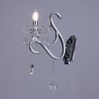 Светильник настенный Бра «Пельтри», 13×29×45, 1×60 Вт Е14, хром - Фото 2