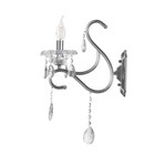 Светильник настенный Бра «Пельтри», 13×29×45, 1×60 Вт Е14, хром - Фото 4