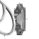 Светильник настенный Бра «Пельтри», 13×29×45, 1×60 Вт Е14, хром - Фото 8
