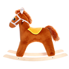 Качалка «Лошадь», цвет коричневый - Фото 2