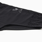 Трусы женские шорты, цвет чёрные, размер 46 - Фото 2