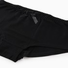 Трусы женские шорты, цвет чёрный, размер 46 - Фото 2