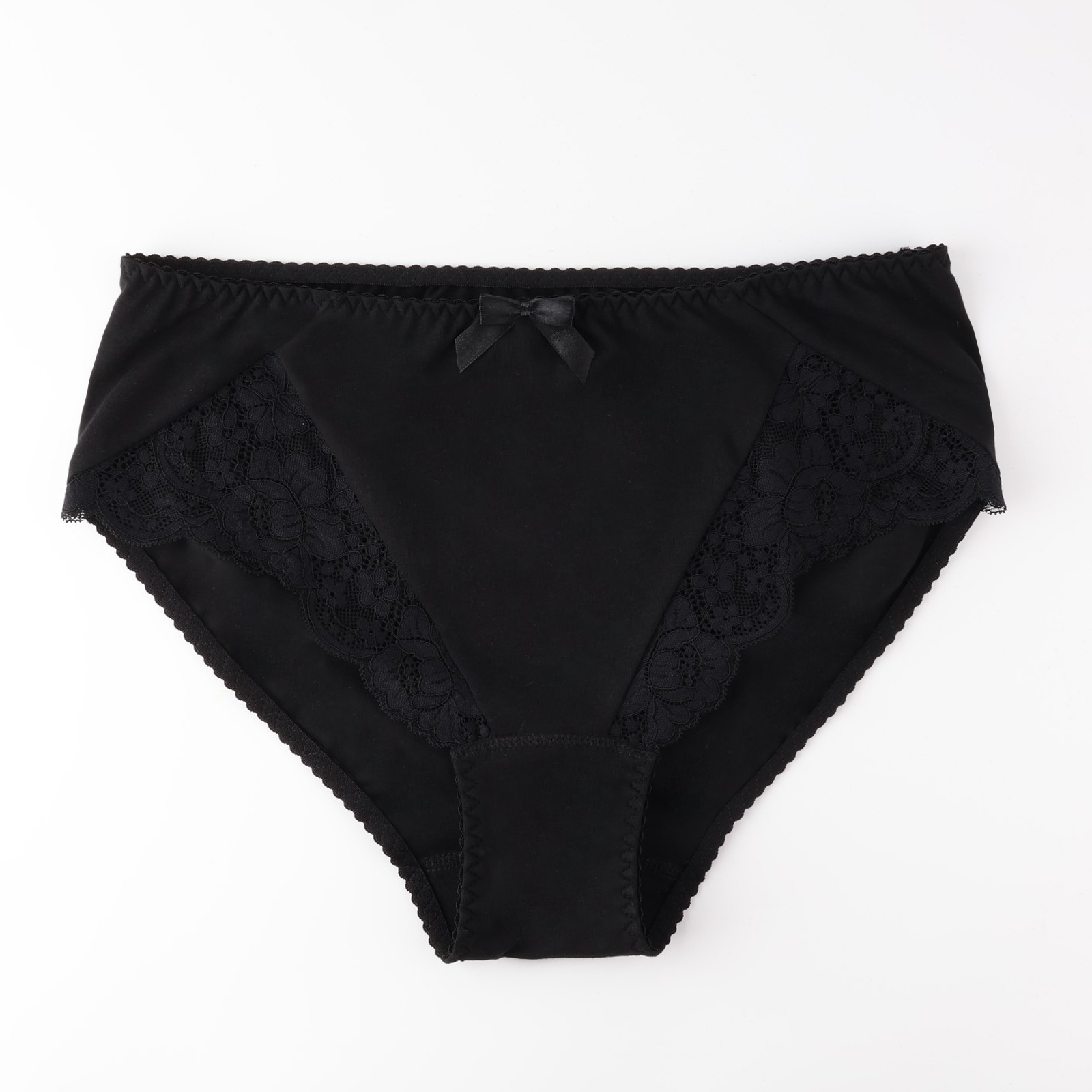 Трусы женские слипы, цвет чёрный, размер 52 (10517727) - Купить по цене ...