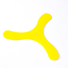 Бумеранг трехлопастной, 23 х 23 см, пластик, желтый - Фото 2