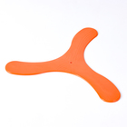 Бумеранг трехлопастной, 23 х 23 см, пластик, оранжевый - Фото 2