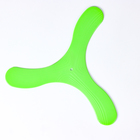 Бумеранг трехлопастной, 23 х 23 см, пластик, зеленый - Фото 1