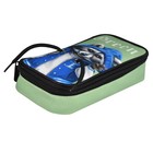 Пенал 1 секция 100 х 200 мм, текстильный, Феникс "Енот" - фото 24067294