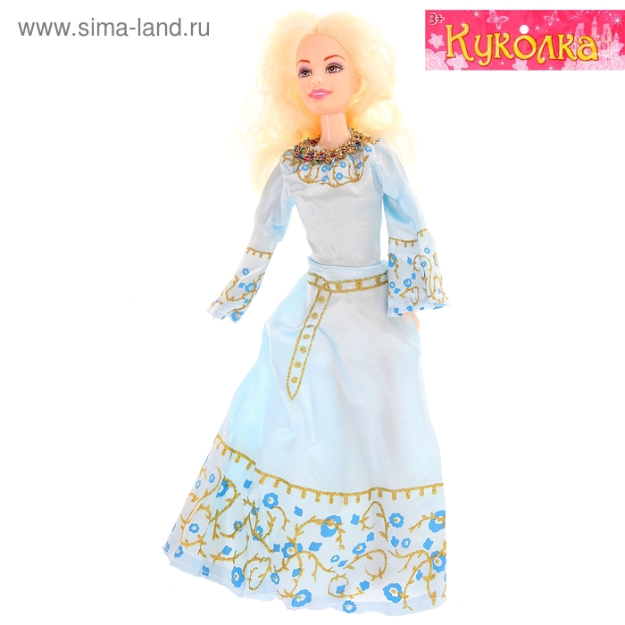 Кукла модель "Принцесса" в платье - Фото 1
