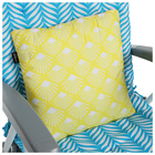 Кресло-шезлонг с матрасом и декоративной подушкой, цвет бирюзовый - фото 9960898