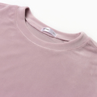 Костюм женский (футболка и шорты) KAFTAN Plushy р. 52-54, лиловый - Фото 6