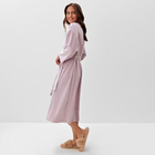 Халат женский KAFTAN Plushy р. 52-54, лиловый 10389955 - фото 12332681