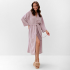 Халат женский KAFTAN Plushy р. 40-42, лиловый 10472377 - фото 12326844