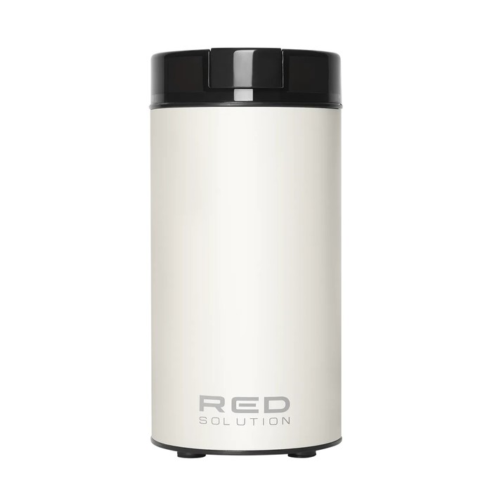 Кофемолка RED Solution RCG-M1611, электрическая, ножевая, 240 Вт, 70 гр, таймер, бежевая - Фото 1