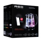 Чайник электрический RED Solution SkyKettle RK-G212S, стекло, 1.7 л, 2200 Вт, чёрный - фото 9877519