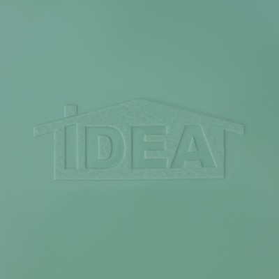 Поднос пластиковый IDEA, 25×29×3.2 см, пластик, бирюзовый