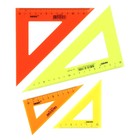 Набор треугольников 4 шт. Calligrata катет 9/12/14/20 см, непрозрачные, цветные - Фото 3