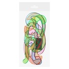 Набор лекал 4 штуки Calligrata, прозрачные, цветные, МИКС - Фото 4