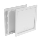 Дверца для кошек "ВИЕНТО" Котоход, 150 х 150 мм, проем 40 мм, белая - фото 24068138