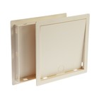 Дверца для кошек "ВИЕНТО" Котоход, 200 х 200 мм, проем 40 мм, слоновая кость - фото 24068159