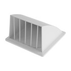 Выход стенной "ВИЕНТО" 100ВСП, 175 х 175 мм, d=100 мм, с обратным клапаном, белый - фото 24554455