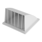 Выход стенной "ВИЕНТО" 125ВСП, 170 х 170 мм, d=125 мм, с обратным клапаном, белый - фото 24079779