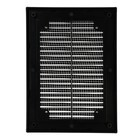 Решетка вентиляционная "ВИЕНТО" 1520ВР, 150х200 мм, с сеткой, разъемная, черная - Фото 3