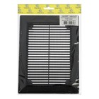 Решетка вентиляционная "ВИЕНТО" 1825ВР, 180х250 мм, с сеткой, разъемная, черная - фото 24068176