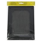 Решетка вентиляционная "ВИЕНТО" 1825ВР, 180х250 мм, с сеткой, разъемная, черная - фото 24068177