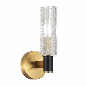 Бра St Luce. SL1238.301.01. Casali. 1х40 Вт, E14, 10х24,7 см, цвет латунь