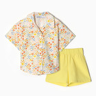 Костюм для девочки (рубашка и шорты) KAFTAN, р.32 (110-116), желтый - Фото 5