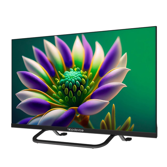 Телевизор Topdevice TDTV24CS04HBK, 24",1366x768, DVB-/T2/C/S2,HDMI 3,USB 2, smart tv,чёрный - фото 51562449