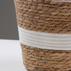 Кашпо плетеное "Танзания", 21,5х21,5х18,8 см, натуральный, белый - Фото 3