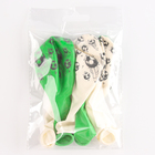 Шар латексный 14" «Мяч футбольный», пастель, шёлк, набор 5 шт., МИКС - фото 24068493