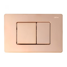 Кнопка смыва ABBER AC0120RG, для скрытых систем инсталляции, цвет розовое золото