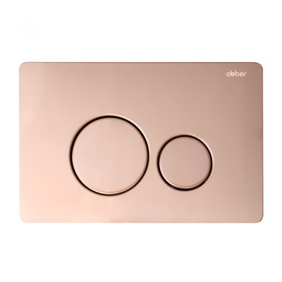 Кнопка смыва ABBER AC0121RG, для скрытых систем инсталляции, цвет розовое золото