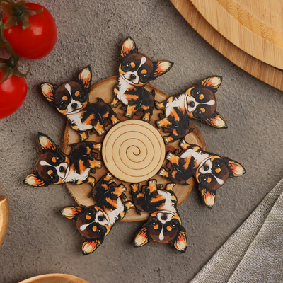 Подставка под горячее «Чихуахуа», d=12, можжевельник