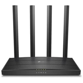 Wi-Fi роутер TP-Link ARCHER C6, 1267 Мбит/с, 4 порта 1000 Мбит/с, чёрный