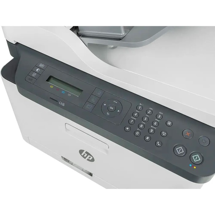 МФУ, лаз цветная печать HP MFP 179fnw, 600 x 600 dpi, А4, Wi-Fi, белый - фото 51564221